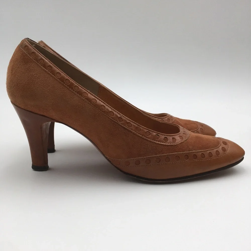 Vintage Stanley Philipson Leather Suede‎ Heels